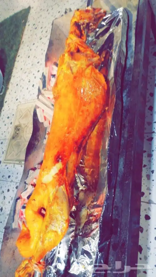 خروف مشوي علا الجمر علا الطريقه التركيه 3