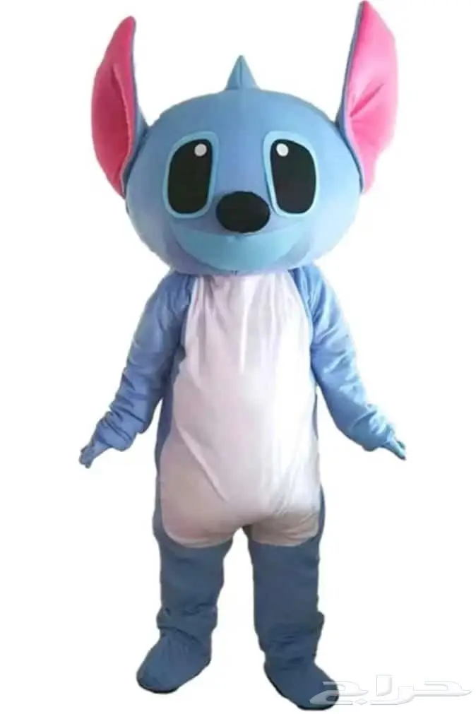 ازياء شخصيات ستيتش وليلو ثنائي مخلوق فضائي ازرق مع فتاه 0