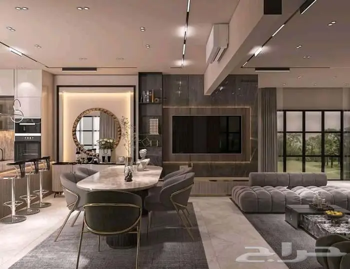 ارخص سعر للمتر تصميم داخلي وخارجي بجودة عالية 1