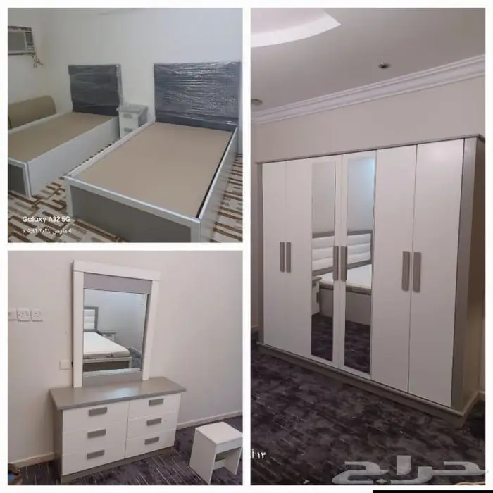 غرف نوم نفرين جديده 1800 ريال 9