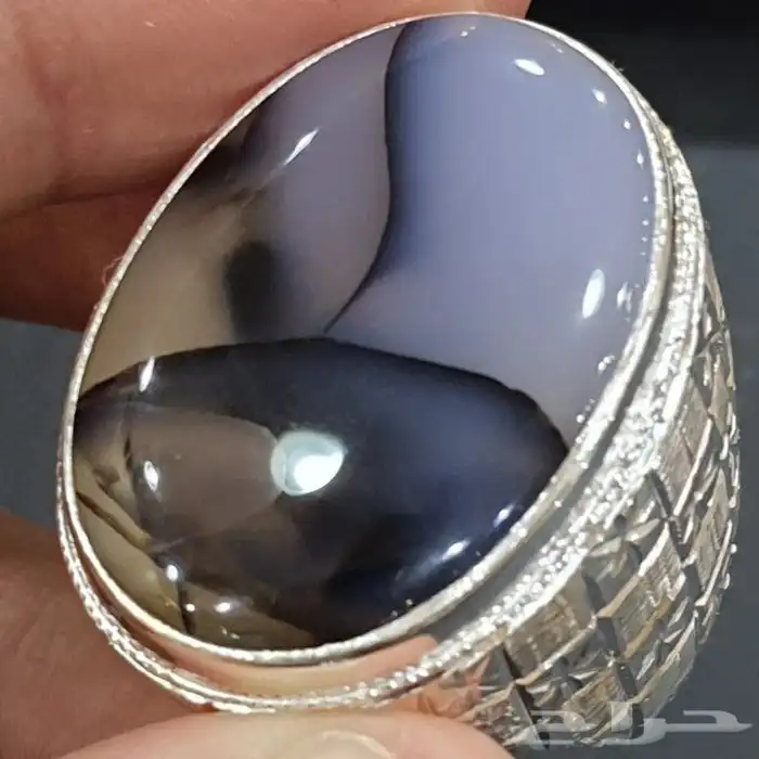 خاتم عقيق يماني مصور 2