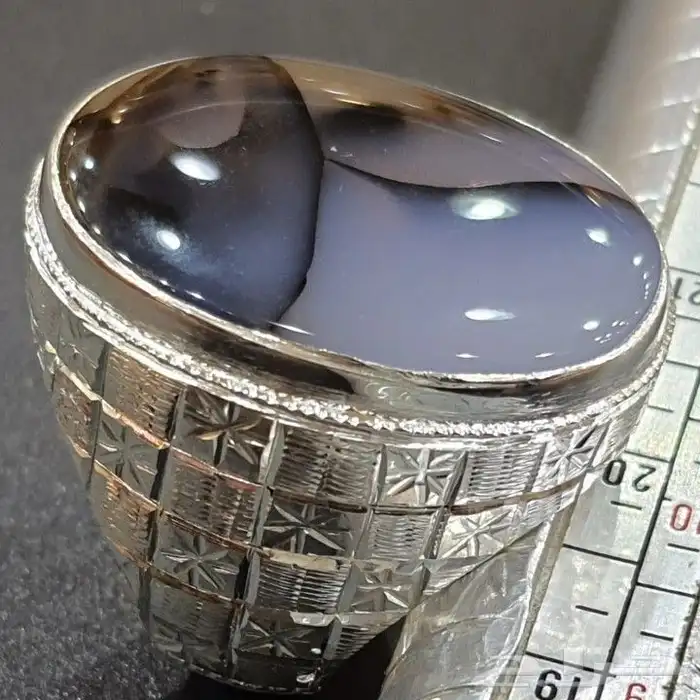 خاتم عقيق يماني مصور 4