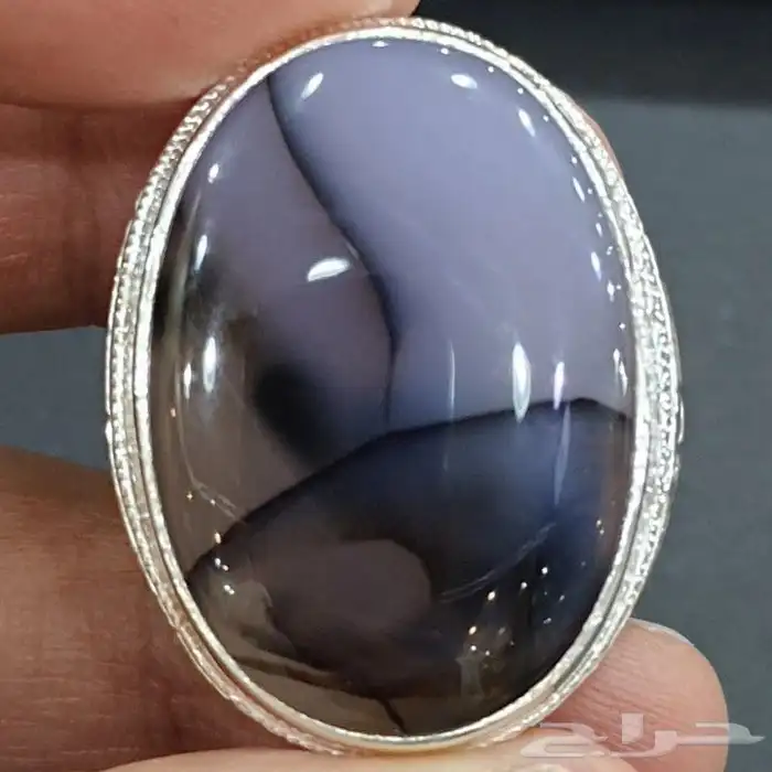 خاتم عقيق يماني مصور 1