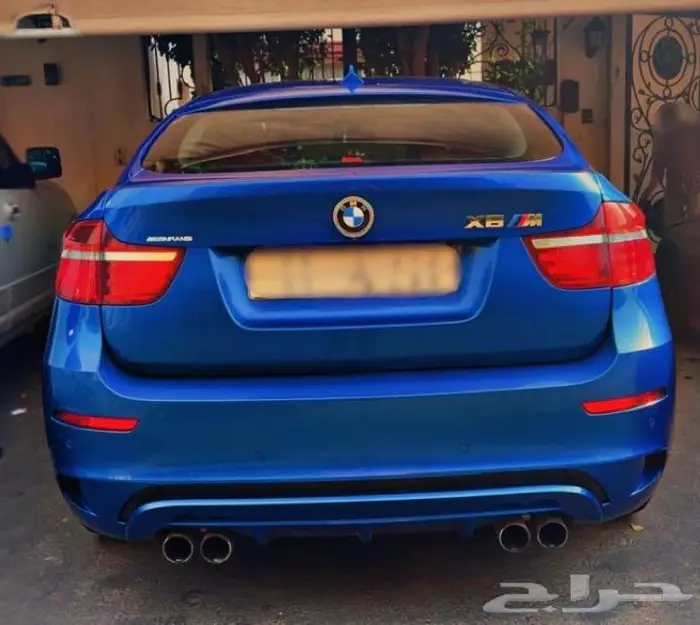 BMW X6 M للبيع - اللون ازرق نظيفة وبحالة وكالة 3
