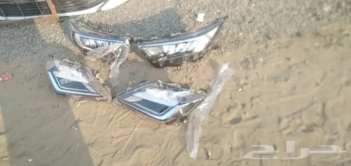 يوجد لدينا جمع انواع الصدمات وشمعات ورفارف وابواب وكبابيت ل 0