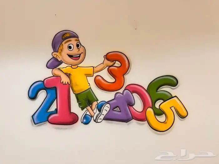 خطاط ورسام مخيمات بريمان.خط عربى.حروف بارزة 6