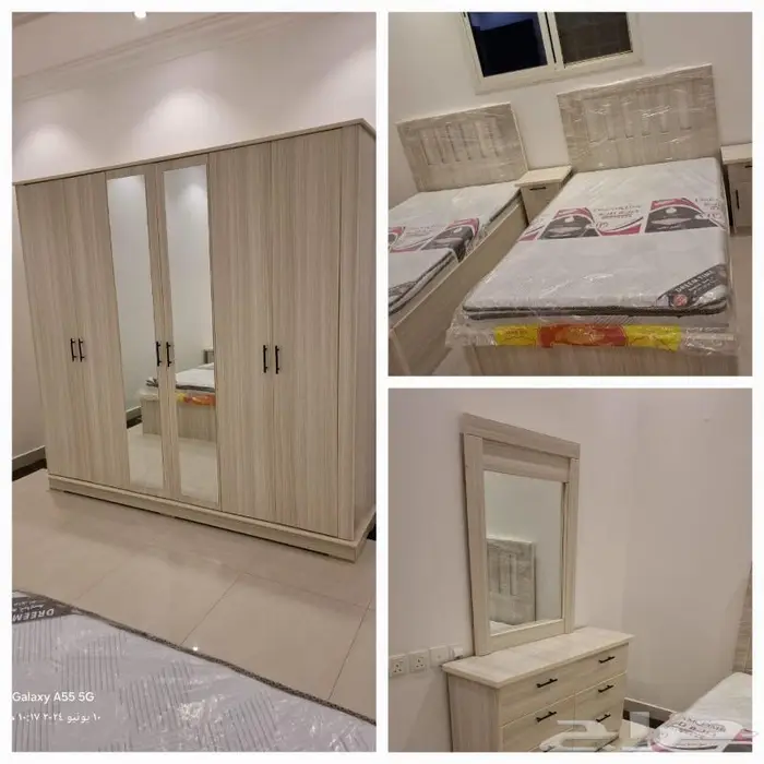 غرف نوم نفرين جديده 1800 ريال 17