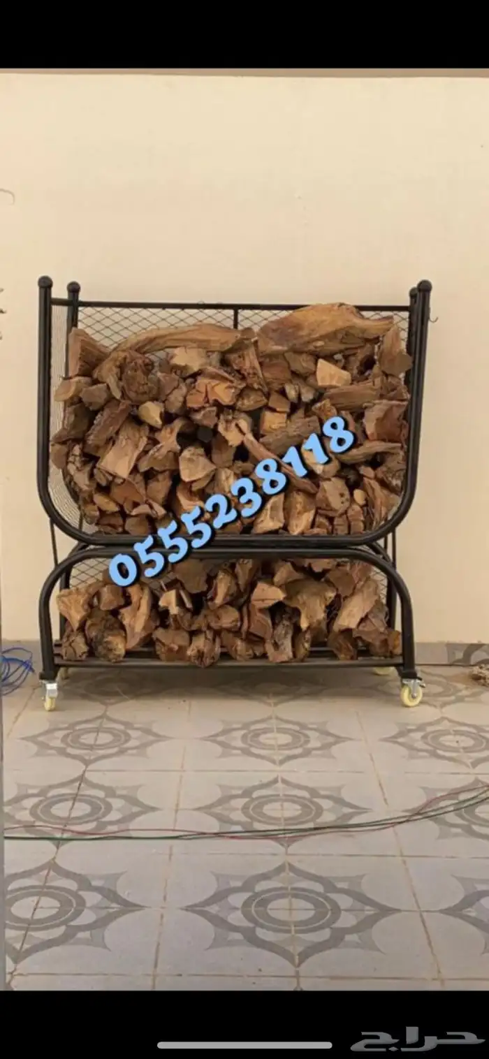 حامل حطب حديد وكفرات مظمونه 9