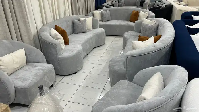 اطقم كنب تفصيل و جاهز على حسب الطلب جديده و بضمان 1