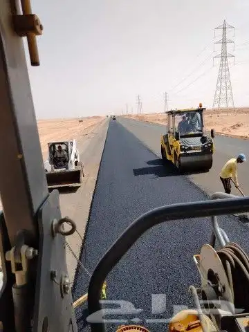 أعمال الأسفلت جديد ومقشور وأعمال التخطيط حار وبارد 1