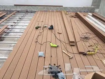باركيه خشبي خارجي بديل خشب خارجي ارضيات 24