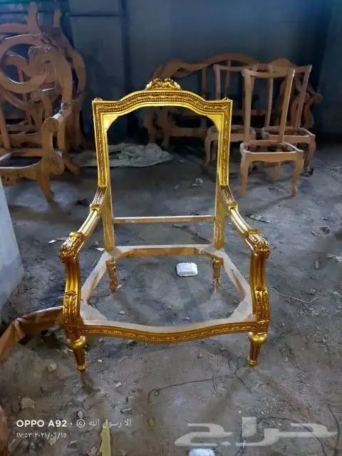 تفصيل كنب تركي كلاسيك خشب زان اصلي 25