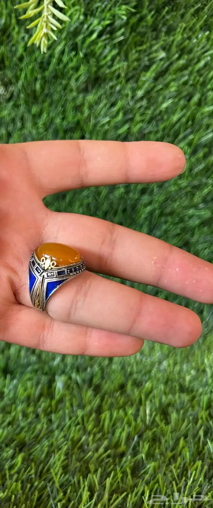 مسباح خاتم فضه سبحه خواتم أحجار كريمة إكسسوارات عقيق يمني 4