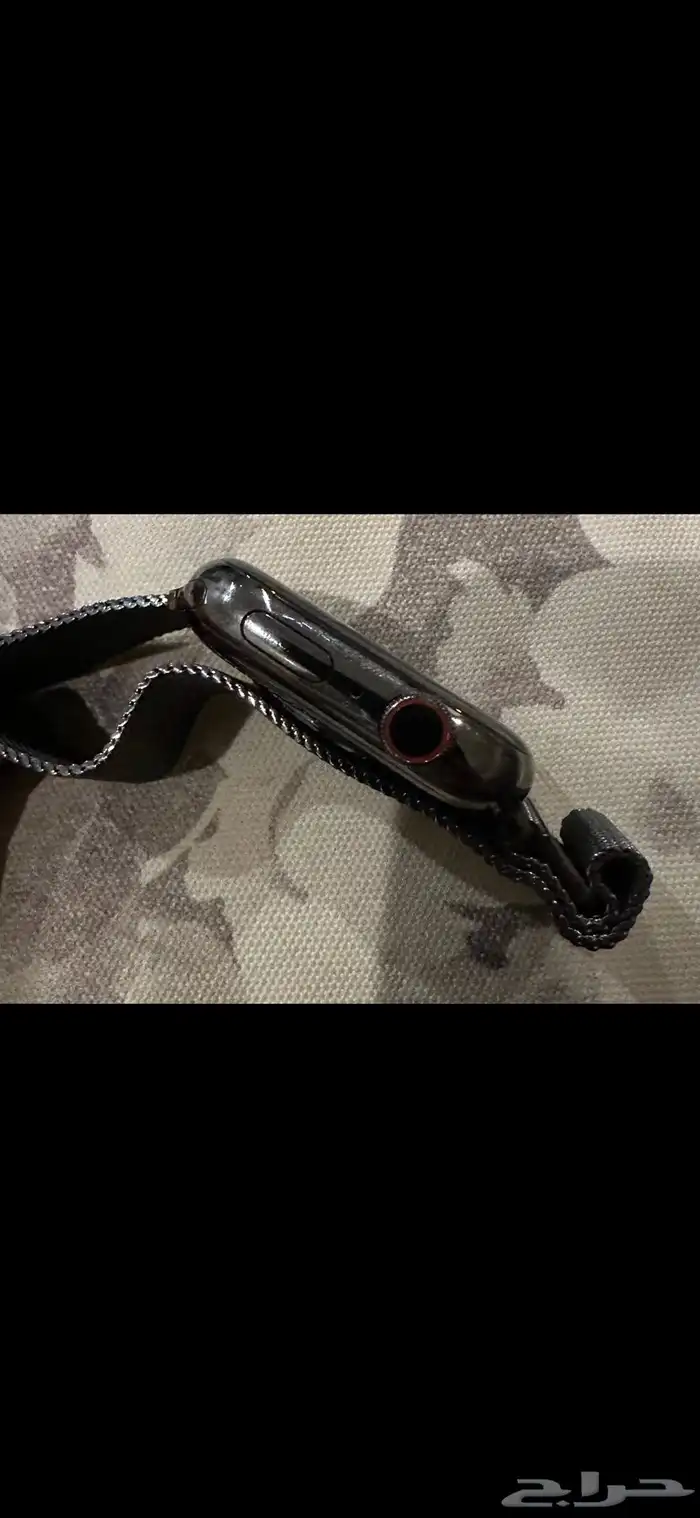 ساعة أبل الإصدار 7 45MM شريحة اللون الجرافيتي ستانليس ستيل 6