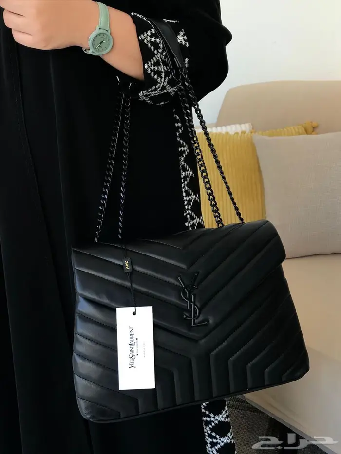 شنطات سان ماركات 22في14 شنطة لوران طبق اصل تماما  للاصلي 9