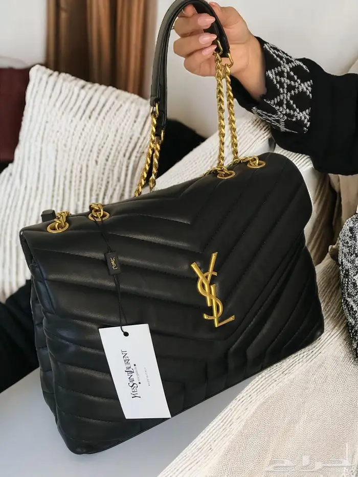 شنطات سان ماركات 22في14 شنطة لوران طبق اصل تماما  للاصلي 7