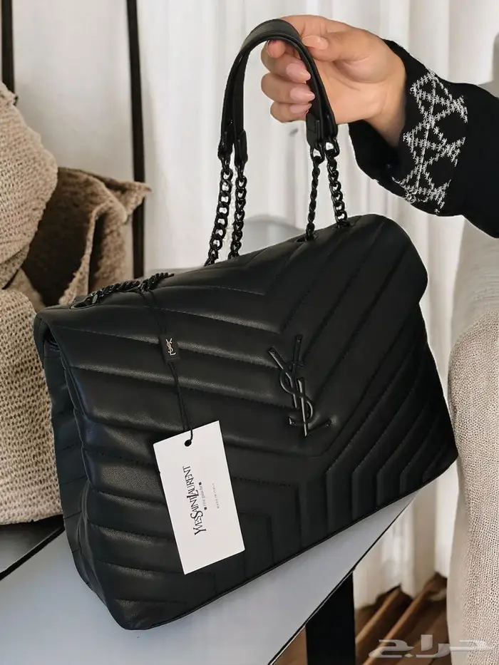 شنطات سان ماركات 22في14 شنطة لوران طبق اصل تماما  للاصلي 8