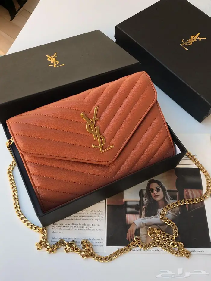 شنطات سان ماركات 22في14 شنطة لوران طبق اصل تماما  للاصلي 4