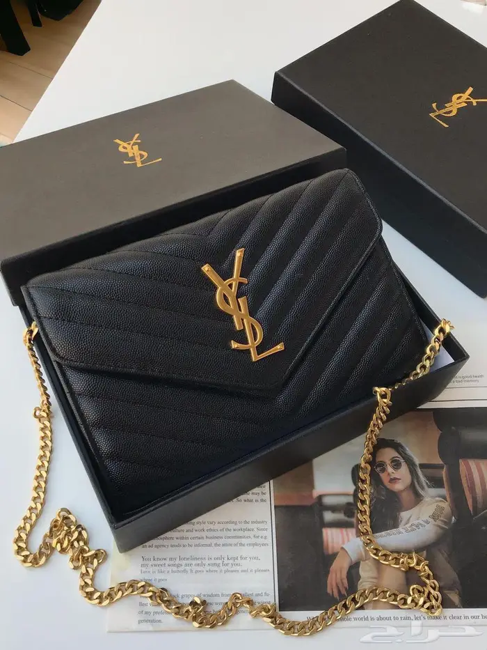 شنطات سان ماركات 22في14 شنطة لوران طبق اصل تماما  للاصلي 2