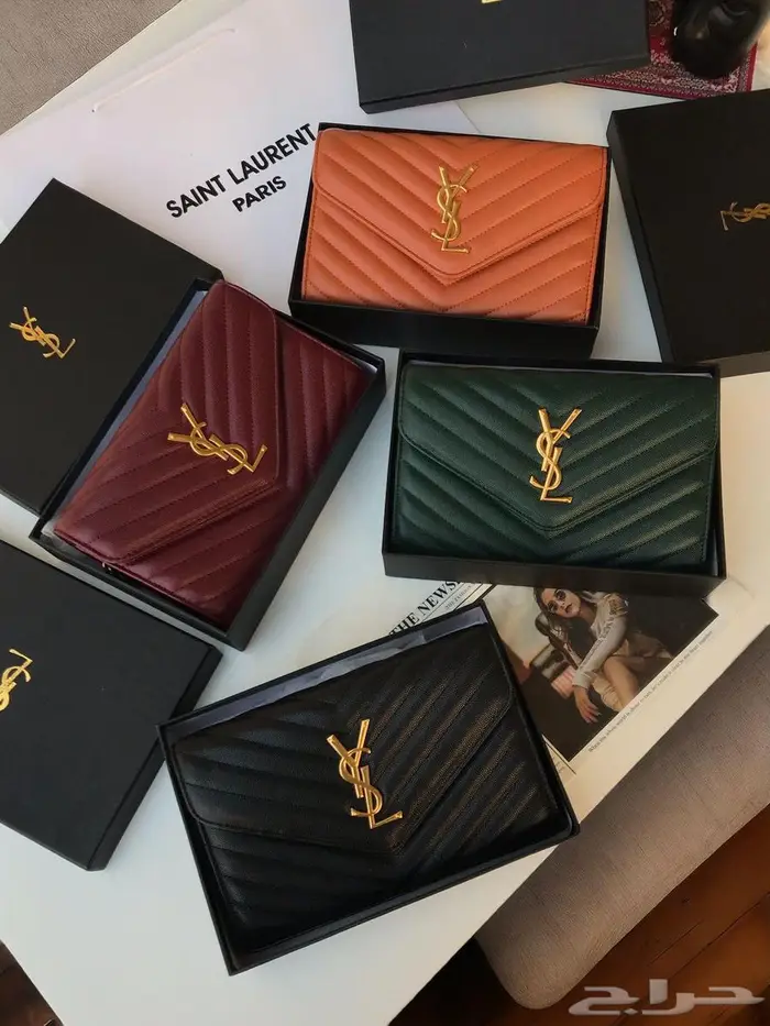 شنطات سان ماركات 22في14 شنطة لوران طبق اصل تماما  للاصلي 1