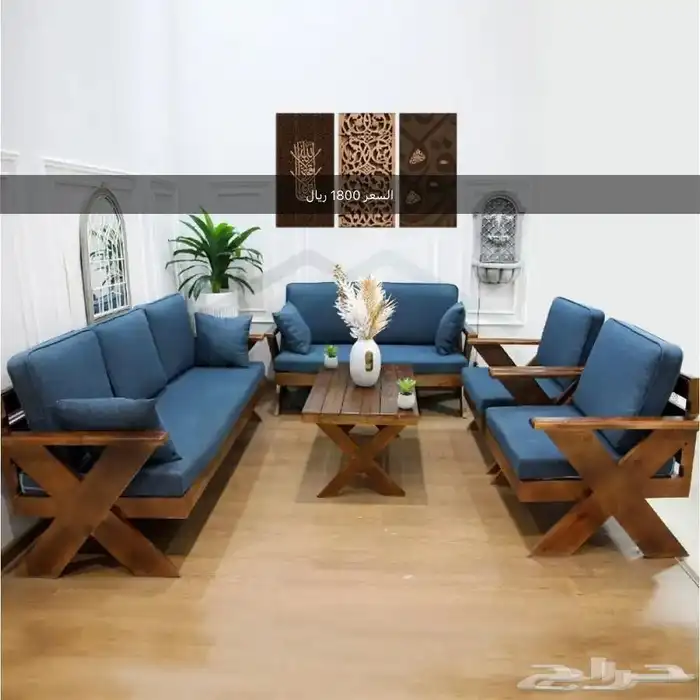 جلسات خارجية وطني خشب و حديد جاهز و تفصيل 0