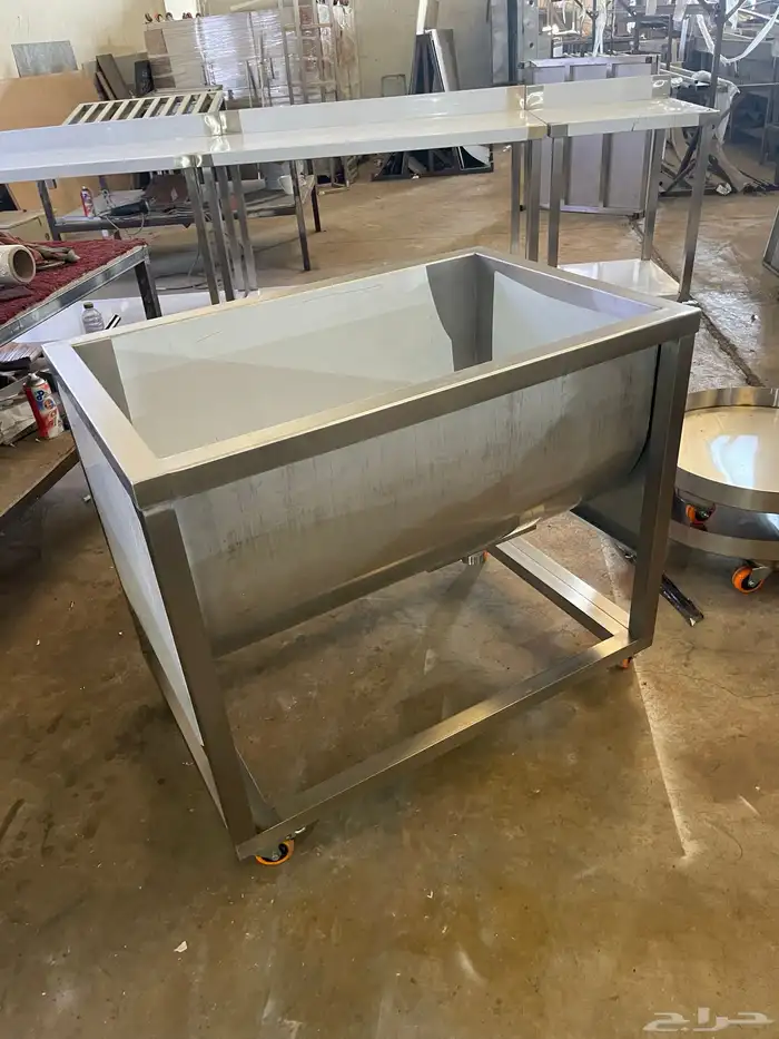 ثلاجة استيل طاولة استيل استاند استيل مدخنة عربية رف استيل 11