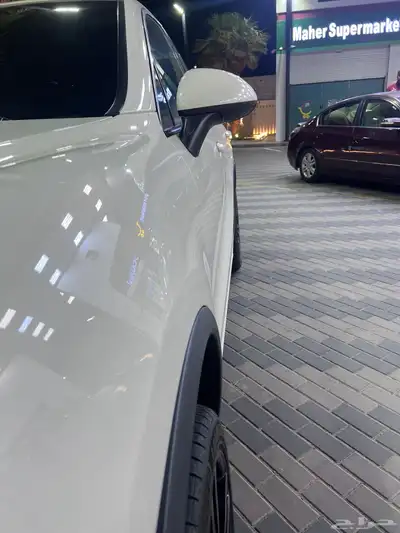 بورش كايين ابيض  داخل اسود بودي بلد نظيف 4