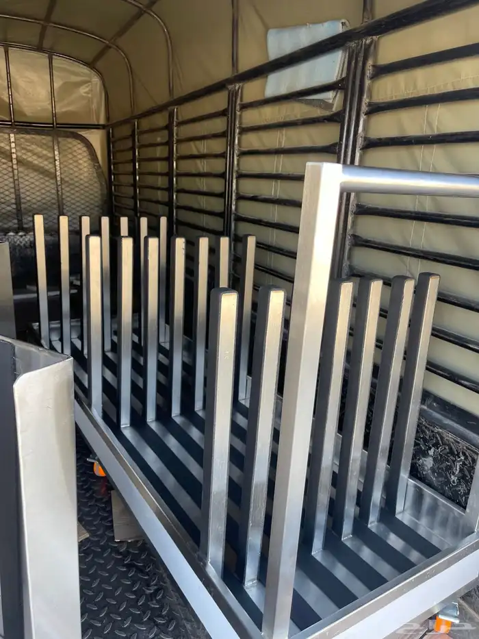 ثلاجة استيل طاولة استيل استاند استيل مدخنة عربية رف استيل 5