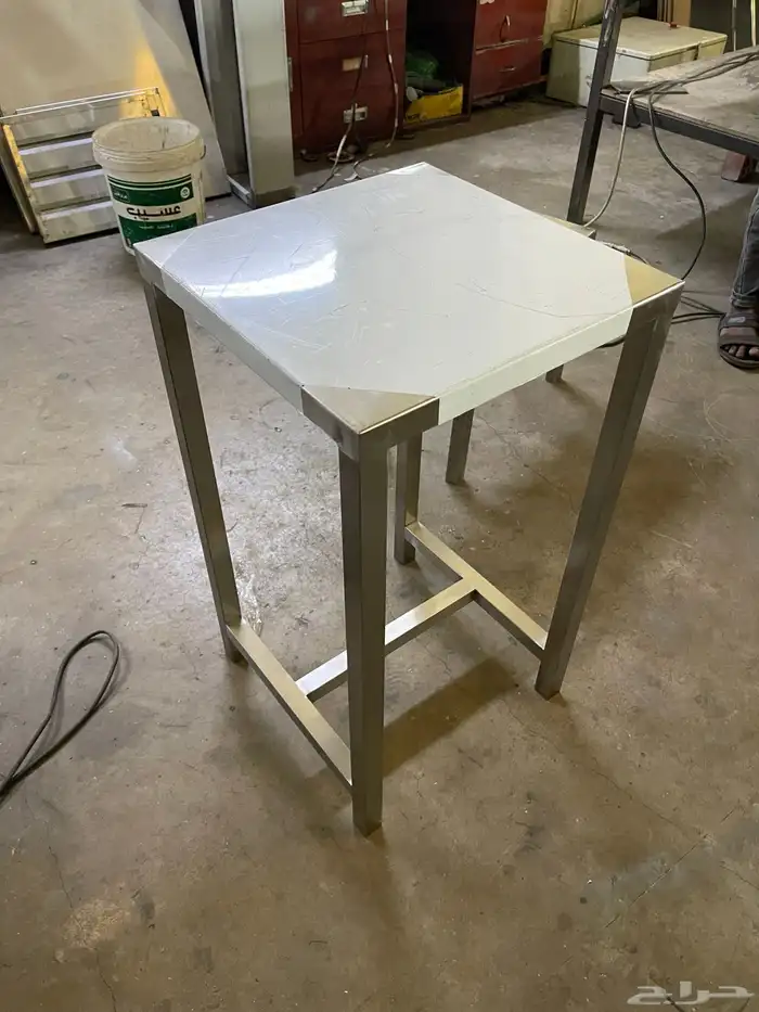 ثلاجة استيل طاولة استيل استاند استيل مدخنة عربية رف استيل 16