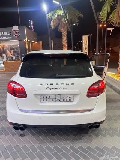 بورش كايين ابيض  داخل اسود بودي بلد نظيف 19