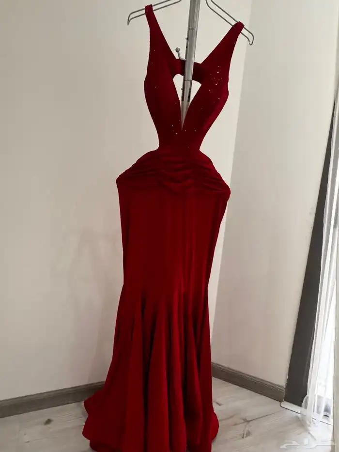 فستان ماركه sherri Hill احمر 1