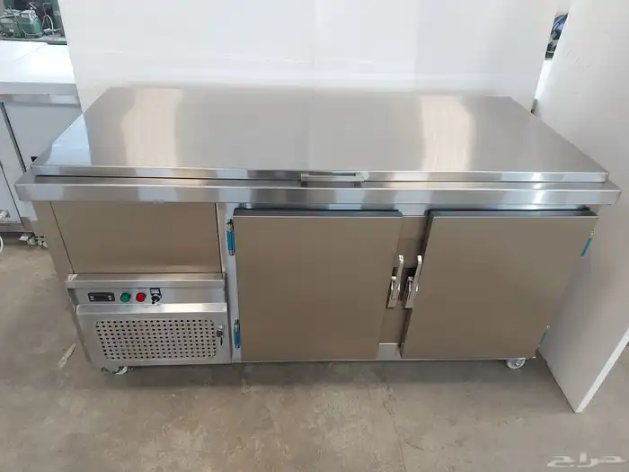 ثلاجة استيل طاولة استيل استاند استيل مدخنة عربية رف استيل 61