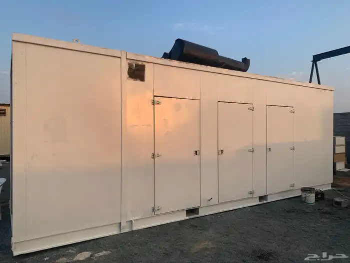 ايجار مولدات عازلة للصوت Sound proof Generator for rent 1