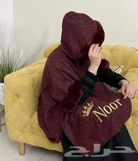 شال شتوي نسائيه تطريز حسب الطلب وخاف عليك من برد الشتاء 8