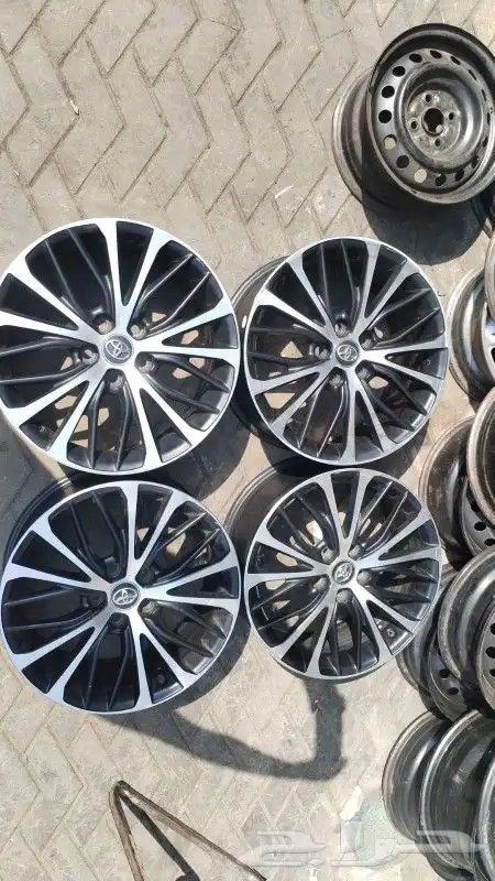 جنوط سياره كامري موديل 2020 كروم هايبرد مقاس 18 2