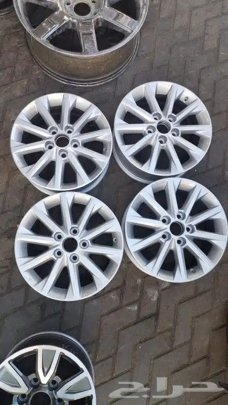 جنوط سياره كامري كروم اصلي وكاله مقاس 16 موديل 2012 2013 1