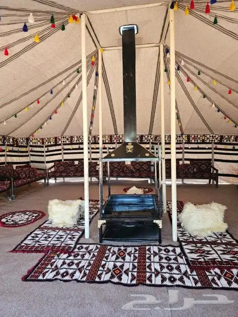 خيام بيض بيوت شعر تجهيز مخيمات 7