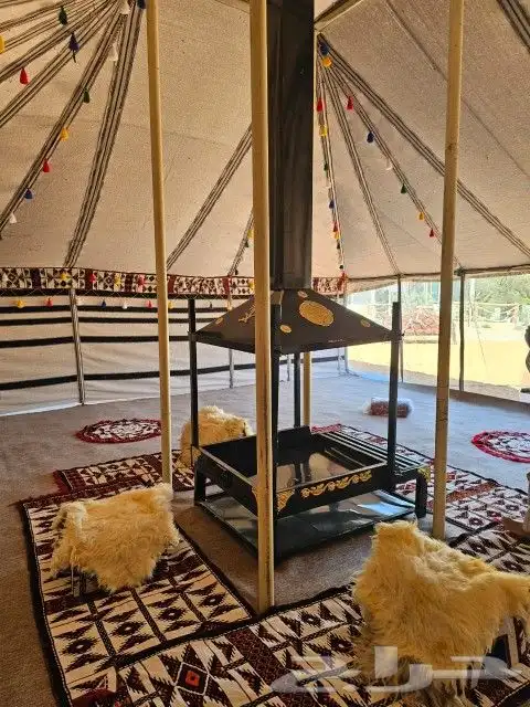 خيام بيض بيوت شعر تجهيز مخيمات 8