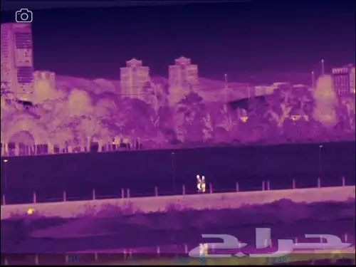 درابيل ليلية حرارية في الليل المظلم كانك في الصباح مدى4 كيلو 5