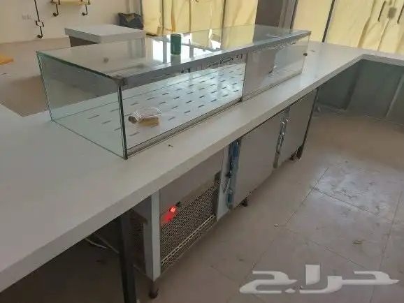 ثلاجة استيل طاولة استيل استاند استيل مدخنة عربية رف استيل 48