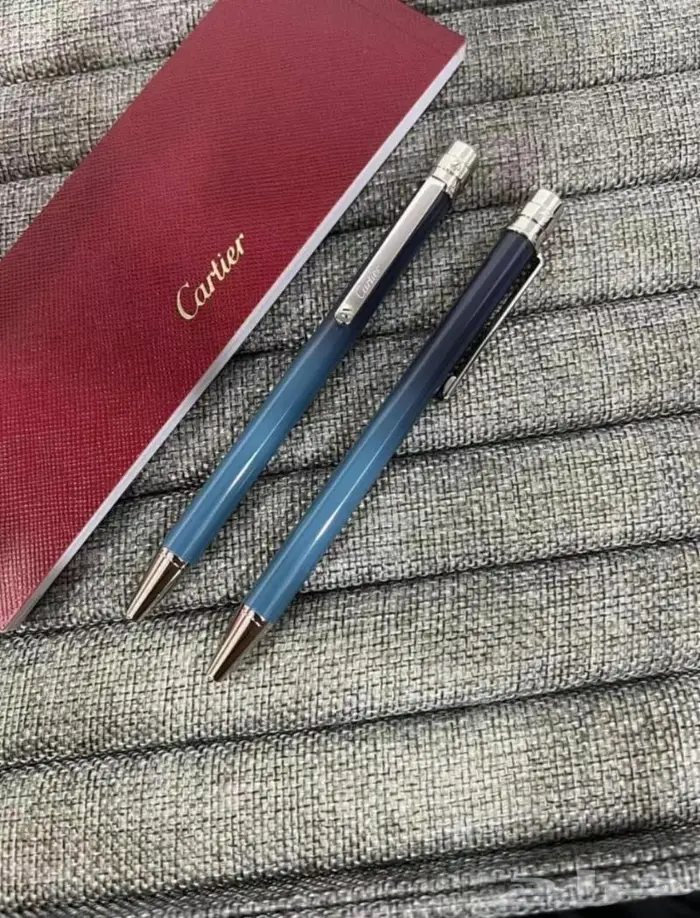 قلم نحيف ماركة كار تير اقلام ماركة كارتييه اصفر اسود ازرق 0