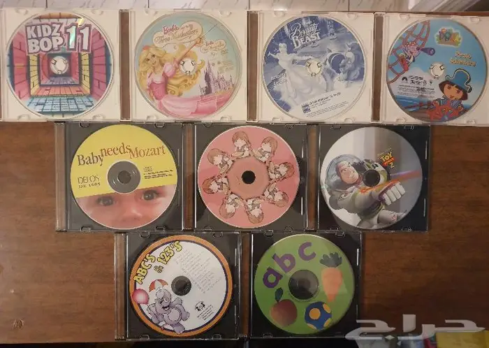 اسطوانات أفلام أطفال أصلية غربية وألعاب وأفلام أكشن DVD 6