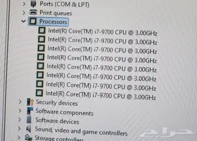 كمبيوتر مكتبي hp i7 جيل تاسع 1
