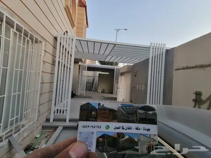 مظلات وسواتر برجولات جلسات بجميع الأشكال 6