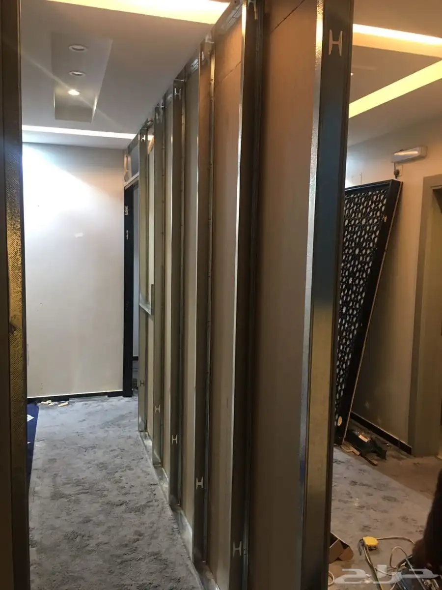 ديكورات جبس بورد قواطع جدار الخرج هياثم رحمانيه عفجه الدلم 3