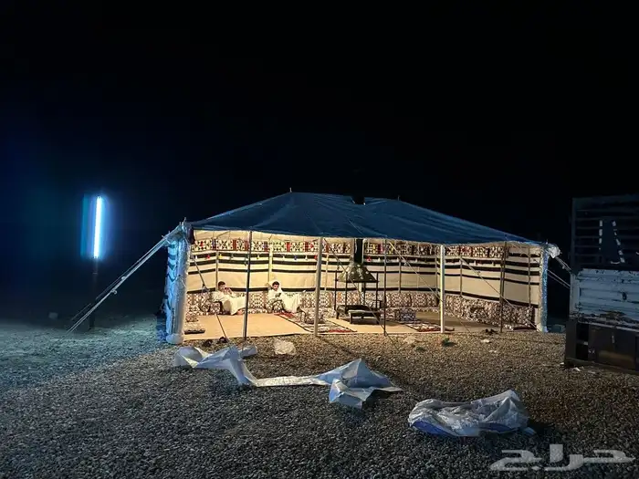 خيام بيض بيوت شعر تجهيز مخيمات 3