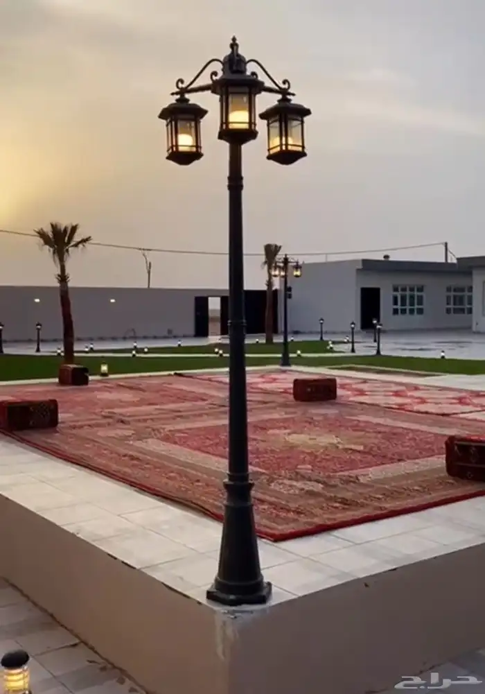 استراحة للبيع مساحة 2500 متر بصك 1