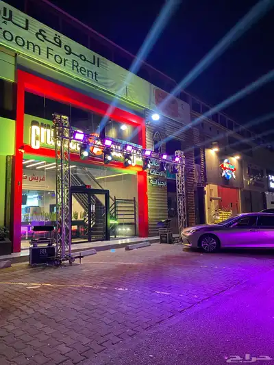 تأجير اجهزه اضاءه وليزر   تغطيه افتتاحات المحلات 0