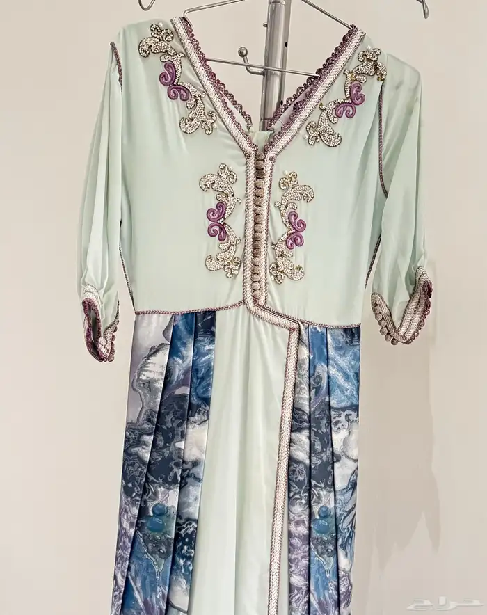فستان   قفطان مغربي  من براند سلمى بن عمر 3