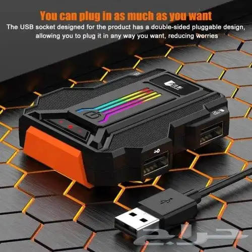 قطعة Lieying Pro لربط الكيبورد والماوس والجهاز وتثبيت الايم 7